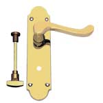 Victorian Lever Latch Scroll Privacy (H-1254)